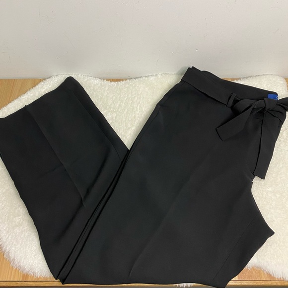 NEW RSVP by Talbots Black Paper-bag style Trousers - Picture 8 of 8